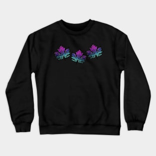 Galaxy Maple Leaf Trio Crewneck Sweatshirt